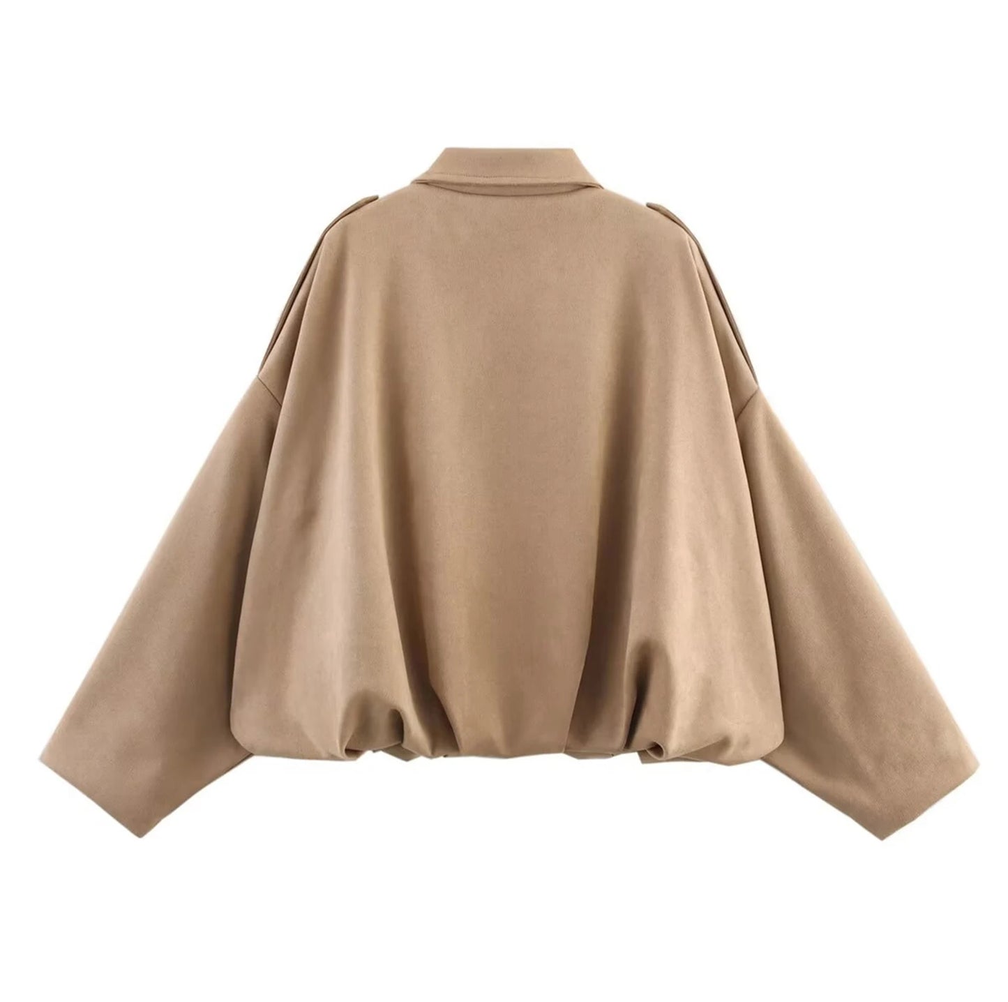Women's Jackets Coat Fashion Turn-down Collar Long Sleeve Loose Coats Vintage Female Outerwear Chic Street Youth Jackets Tops