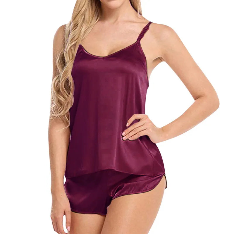 Women's Pajamas Sleepwear Home Clothes Wear for Women Sleep Nightwear Sexy Lingerie 2021 Nightie with Shorts Underwear Nightgown