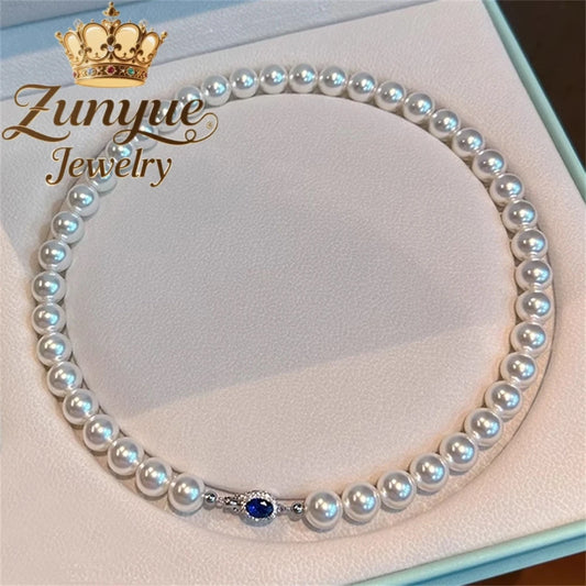 Pearl Necklace Accessory Beaded Collarbone Chain, High-End And Light Luxury Neckchain Accessory Fashion Jewelry Exquisite Luxury