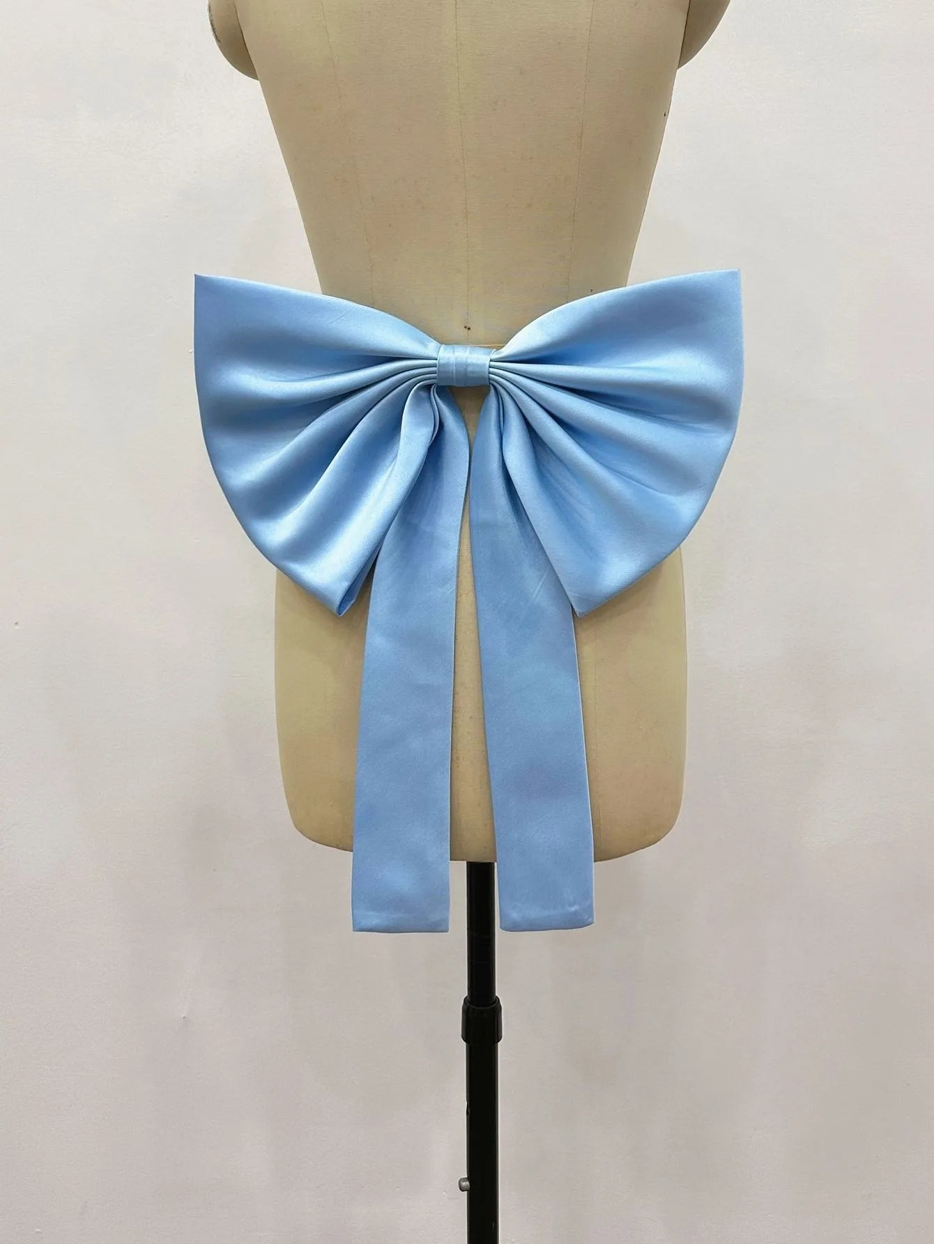 Bridal Detachable Satin Bow Women's Wedding Dress Accessories Bride Bow