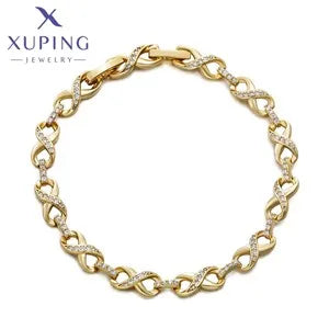 Xuping Jewelry Fashion Charm Mixed Rings Group Popular Rings for Women Gold Plated Party WeddingGift