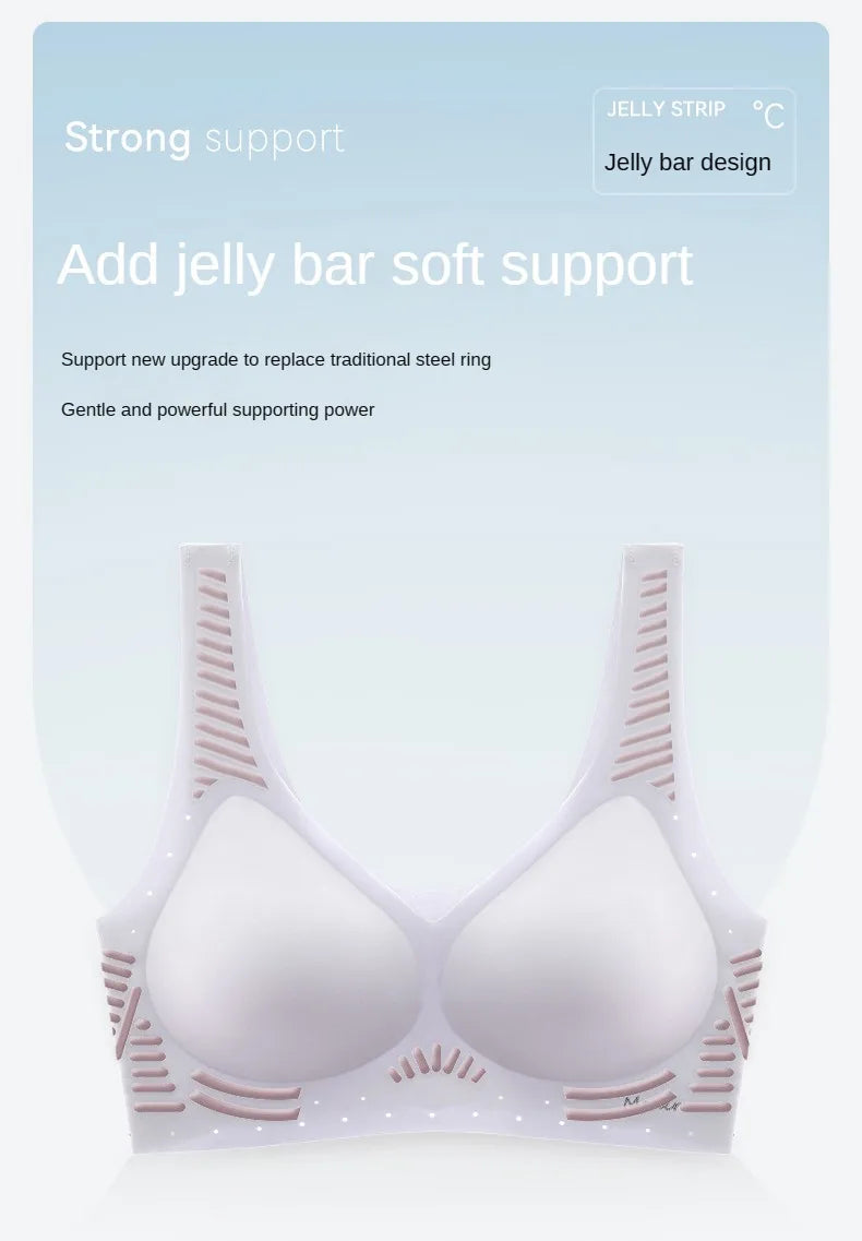 Vest Unwired Bra for Women Beautiful Back Push Up Bra Comfortable Soft Sexy Bras Thin Female Underwear Seamless Push-up Sports