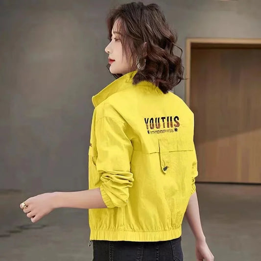 Sunscreen Coat Women's Summer Outerwear Breathable Joker UV Protection Sun-Protective Clothing Jacket Thin 2024 New Female Tops