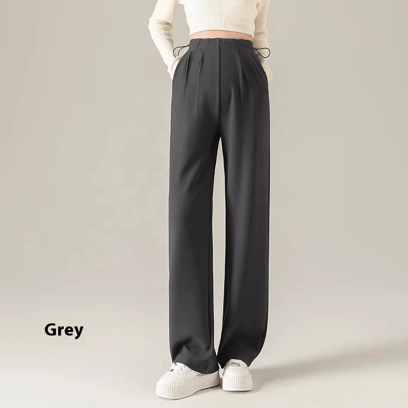 Maternity Pants Spring and Autumn Outside Wear No Support Wide Leg Pants Fall Pregnancy Not Strangling Belly Pants Maternity Wea