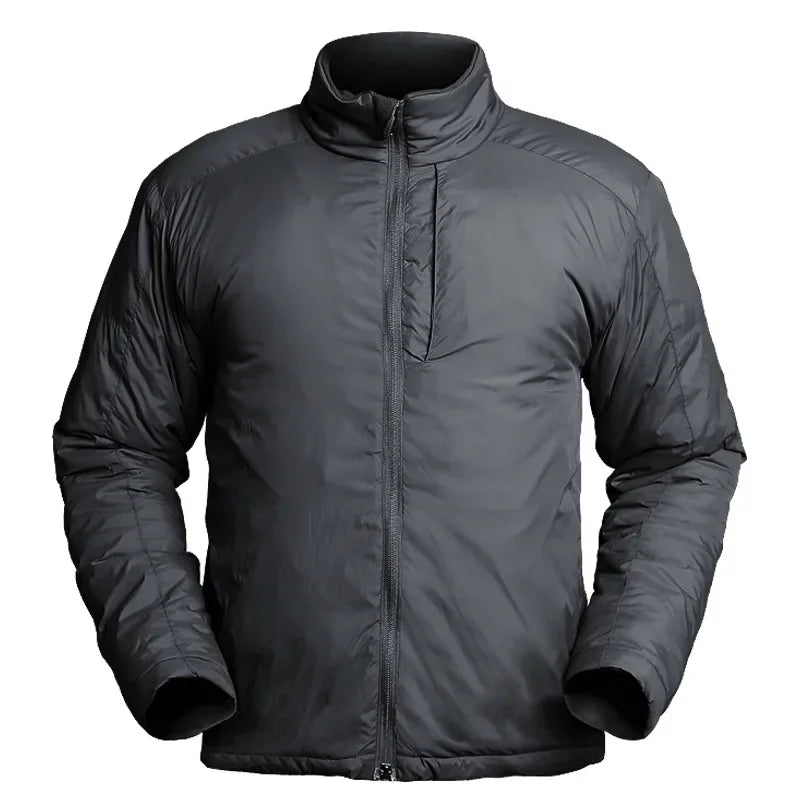 Winter Outdoor Jackets Men Parkas Warm Lightweight Tactics Causal Jacket Heat Reflective Windproof Hiking Coat Windbreaker