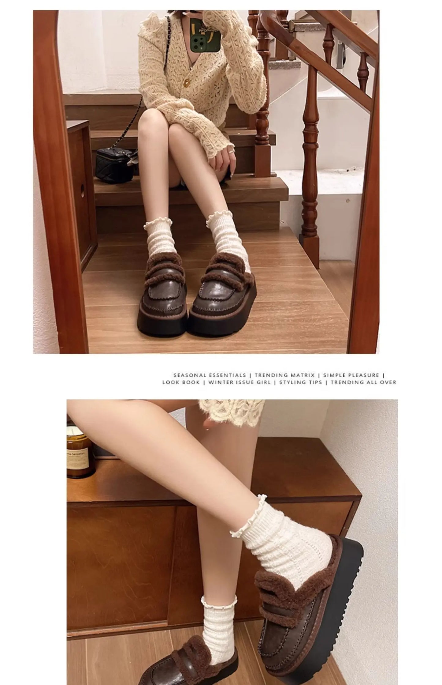 Shoes Loafers Ladies' Slippers Luxury Slides Winter Footwear Cover Toe Slipers Women Platform Designer 2024 House Slippers Platf