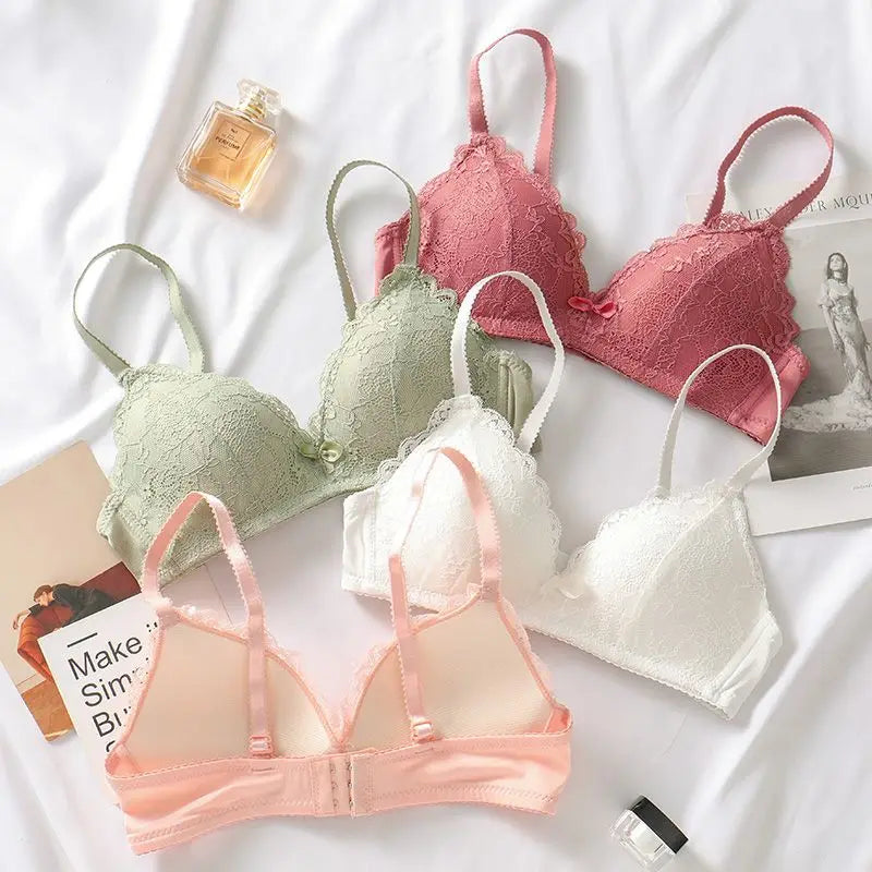 Bras For Women Underwear Bra Without Underwire Bones Plus Size Seamless Push Up Bra Top Bralette Wireless ABC Cup Brassiere