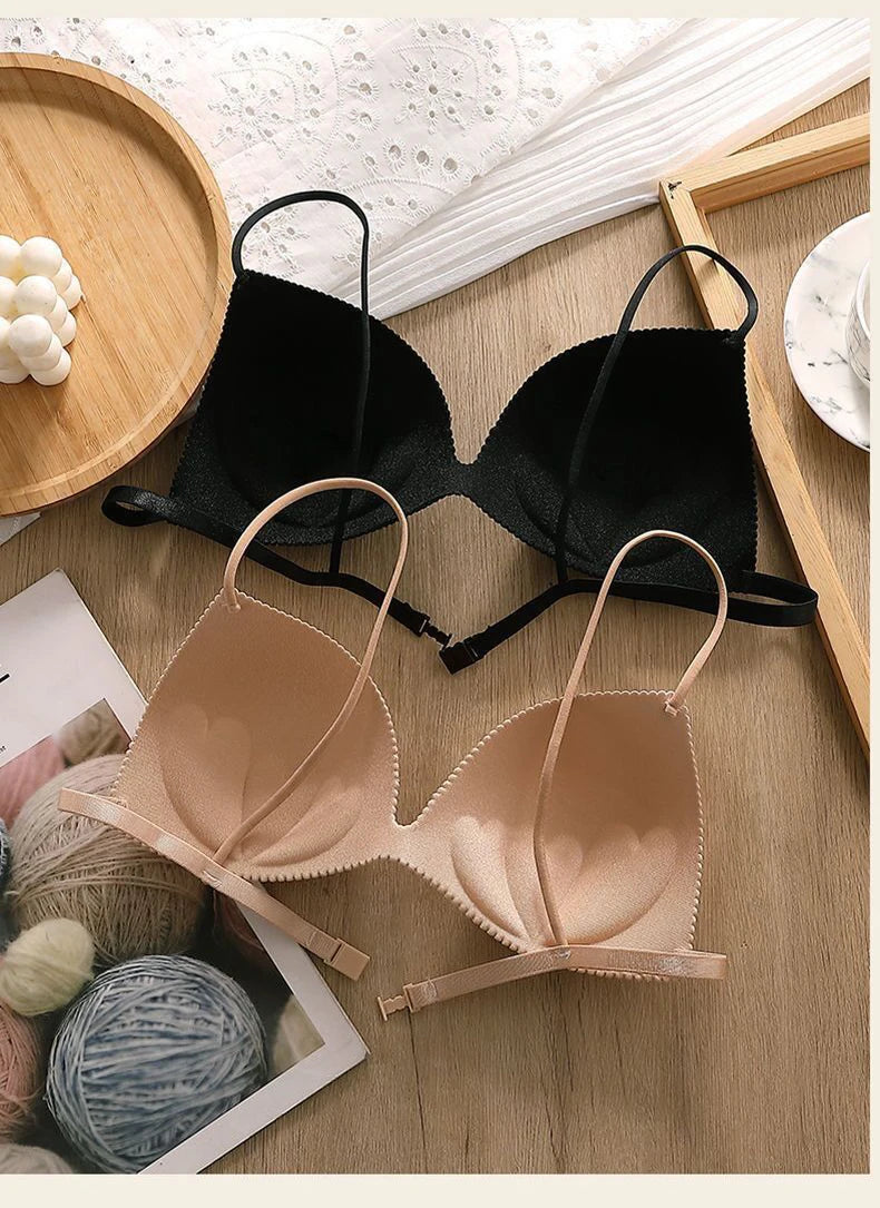 Fashion Women's Bra for Woman Push-up Bras Lingerie Sexy Underwear Set Sports Seamless Clothing Ladies Summer Unwired Intimates