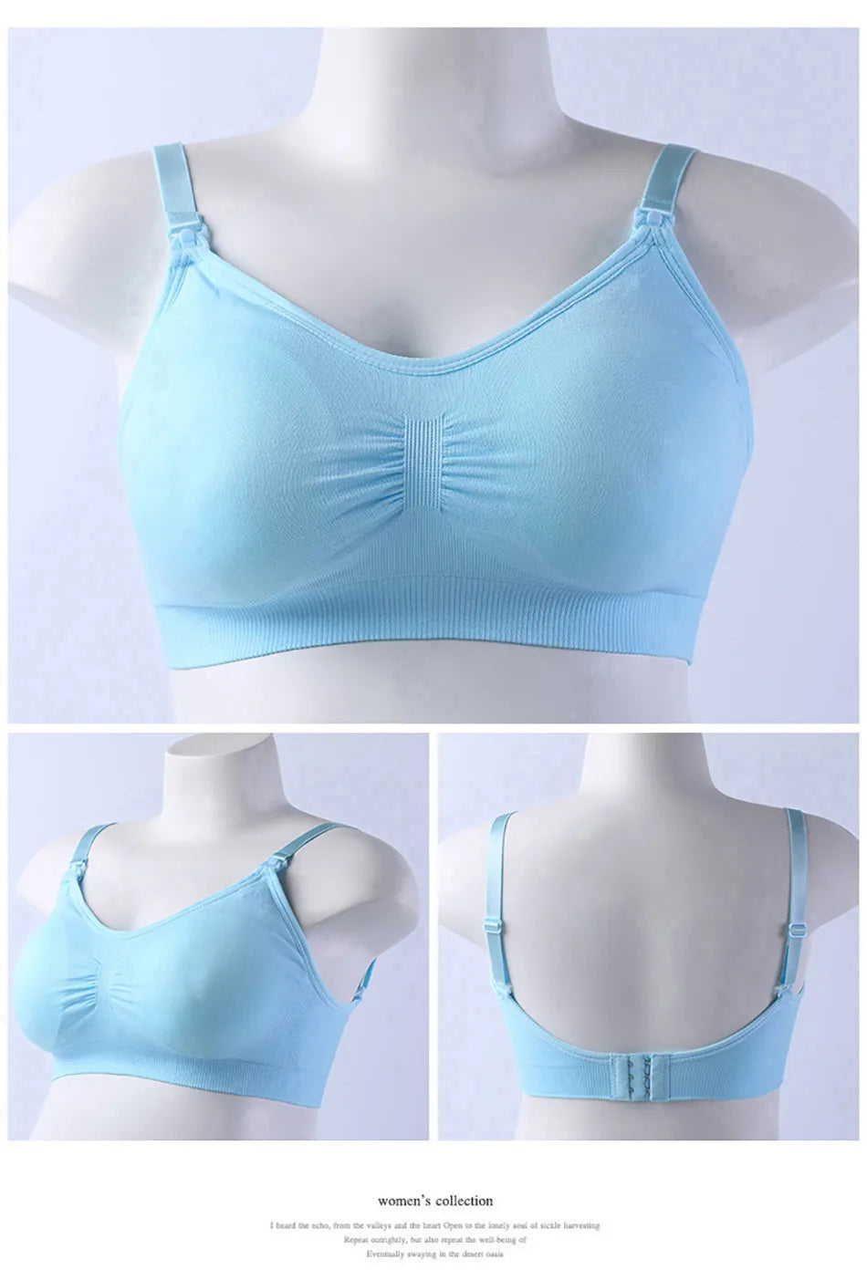 Maternity Underwear without Underwire Nursing Bra Pregnancy Clothing Anti Sagging Breastfeeding Women Breathable lactancia Bras