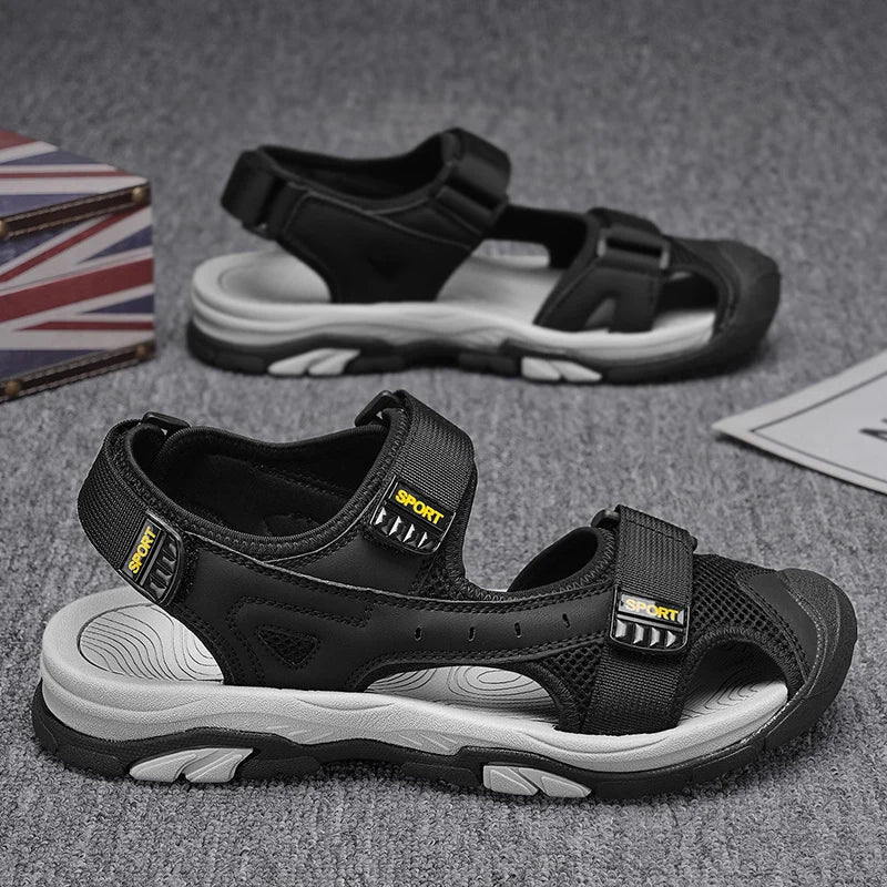 Baotou beach shoes, sandals, trendy shoes, sports outdoor slippers, versatile, non-slip and wear-resistant