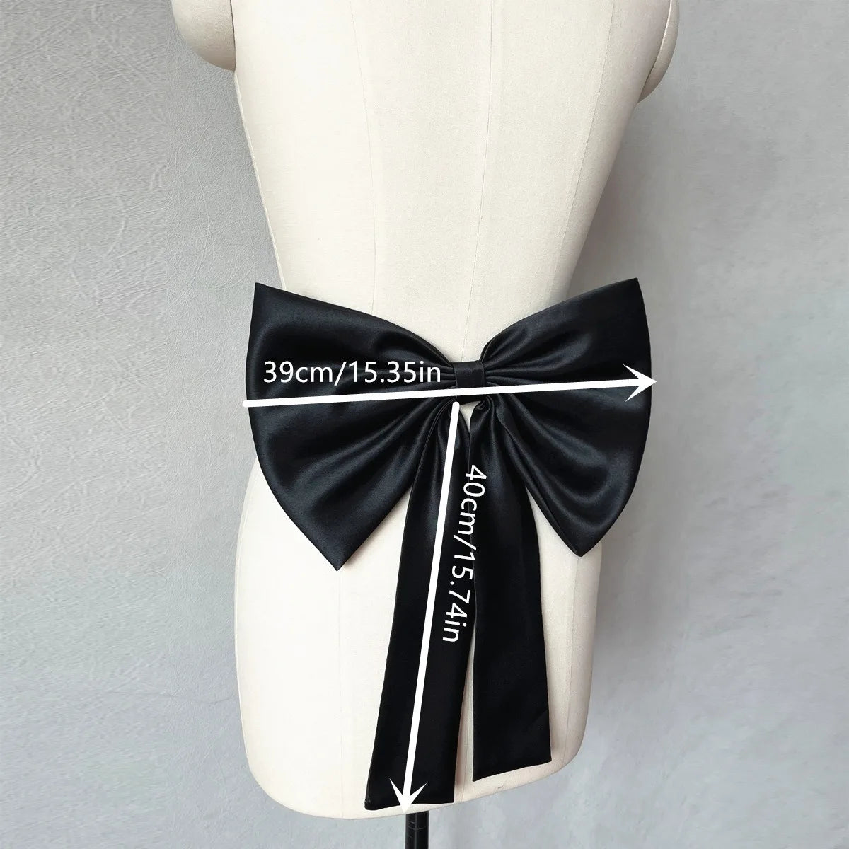 Bridal Detachable Satin Bow Women's Wedding Dress Accessories Bride Bow