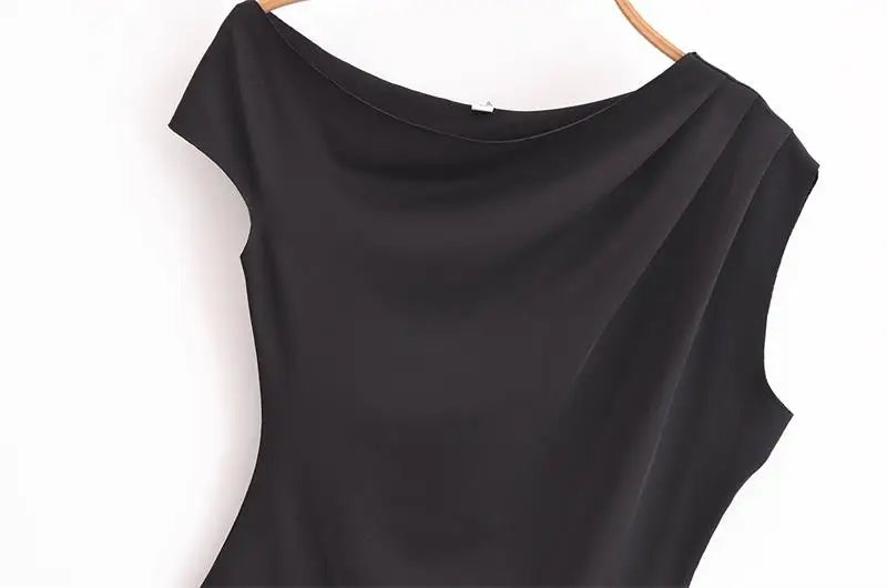 Bodysuits Summer Women's 2025 New Elastic Tight-Fitting Jumpsuit Chic Elegant Holiday Women Bodysuits Fashion Youth Jumpsuit