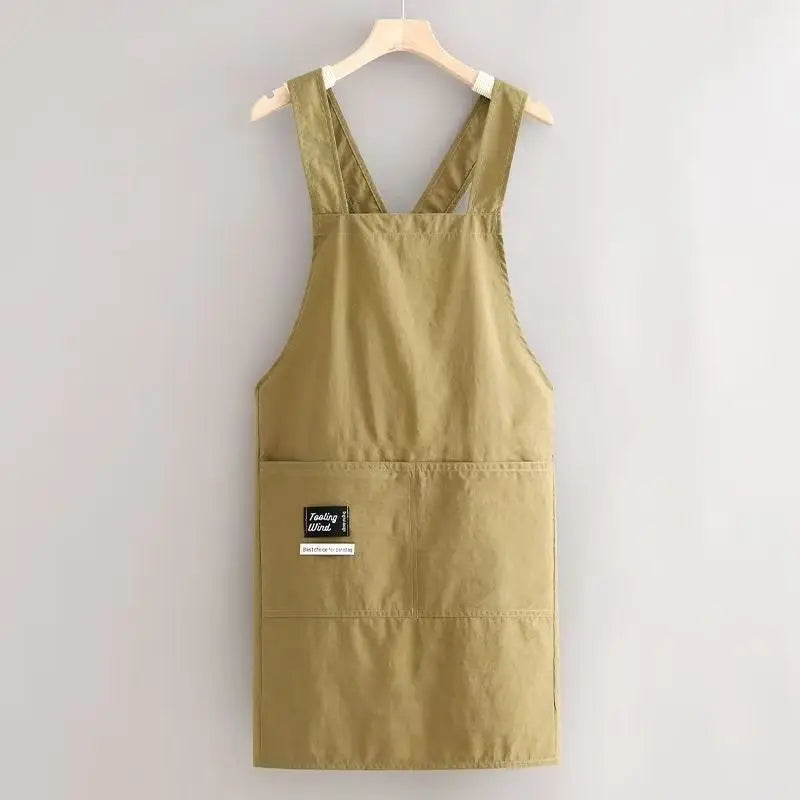 New Korean Household Kitchen Adult Waist Apron Waterproof Oil Resistant Cooking Chef Workwear for Catering Waiter Work Clothes