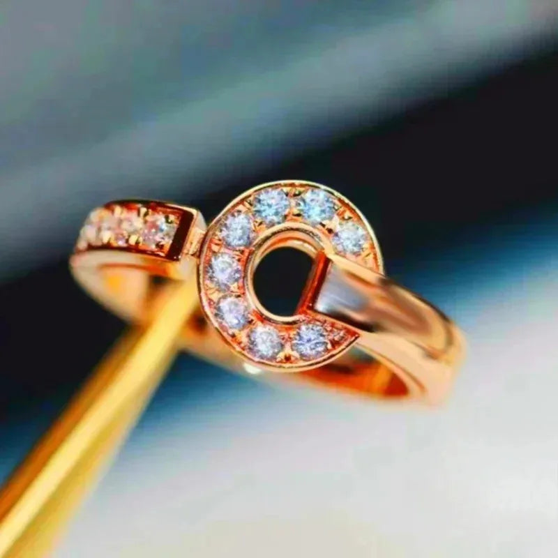 925 High-quality Women's Jewelry Ring Is Like A Rainbow, Which Takes You Into The Fairy Tale World To Meet Prince