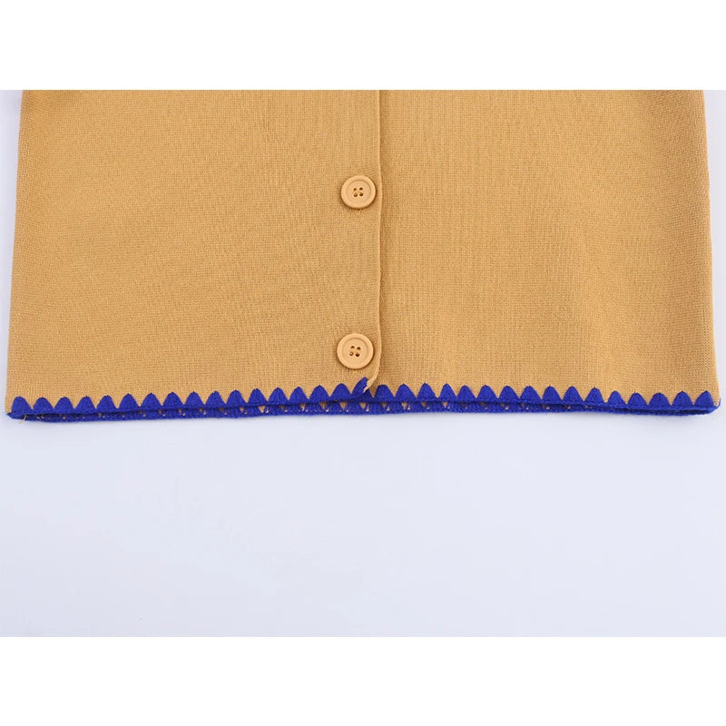 Sweater Jacket Autumn Women's 2025 New Embroidery Elegant Slim Long Sleeve Women Sweater Cardigan Chic Young Joker Knit Sweater