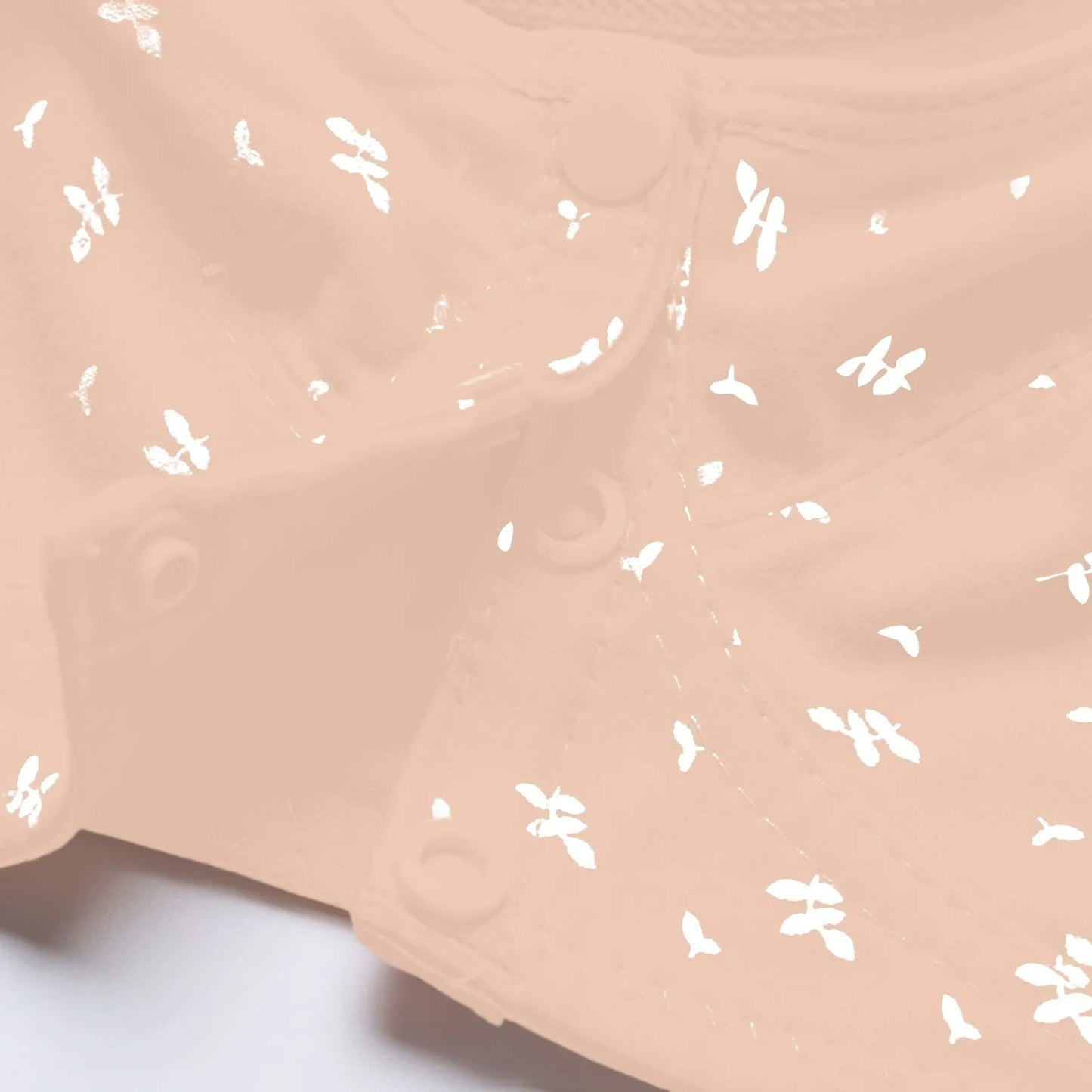 Women Fashion Casual Bra Small Flower Pattern Decor Vest Style Front Buckle Lingerie Lady Elegant Comfortable Daily Underwear