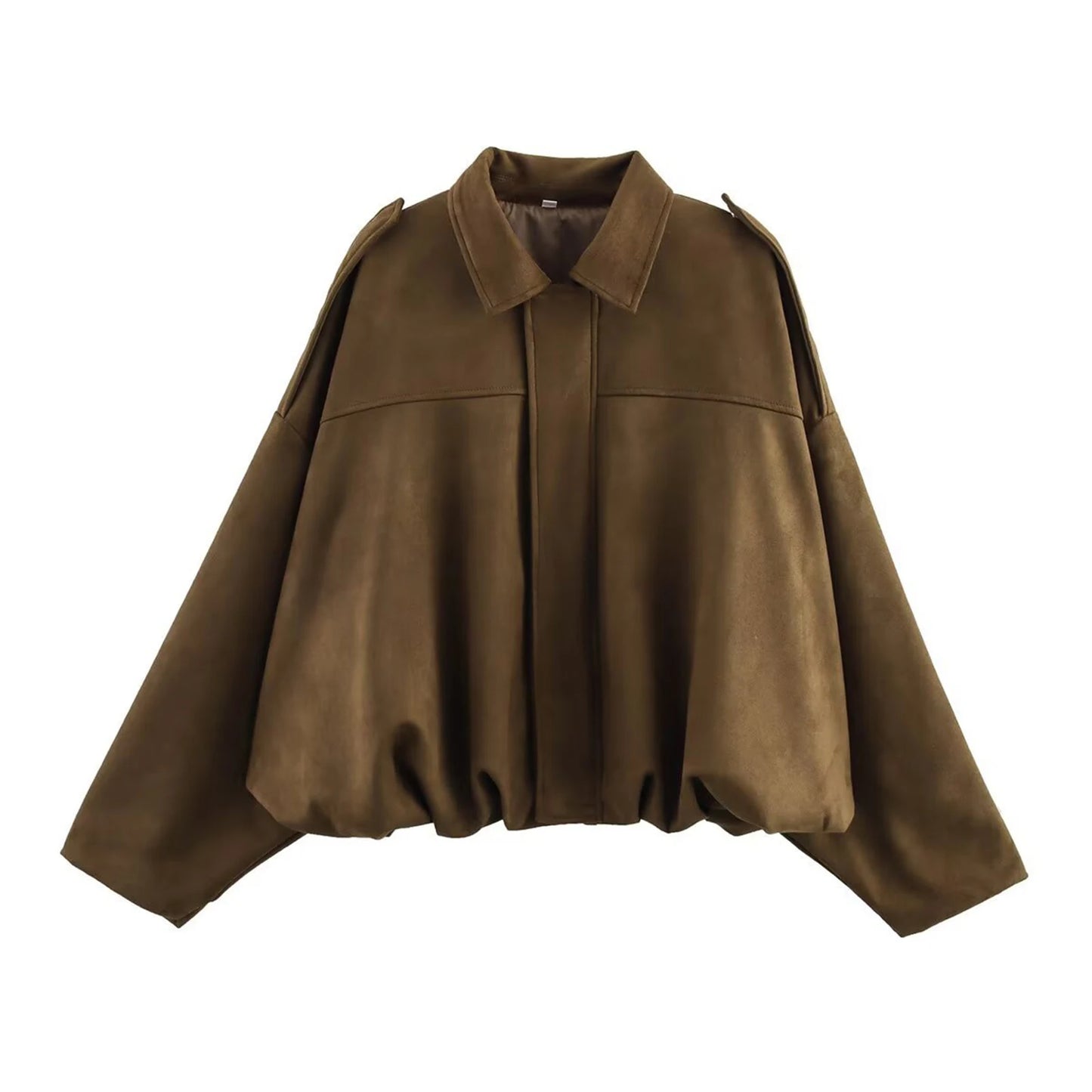 Women's Jackets Coat Fashion Turn-down Collar Long Sleeve Loose Coats Vintage Female Outerwear Chic Street Youth Jackets Tops