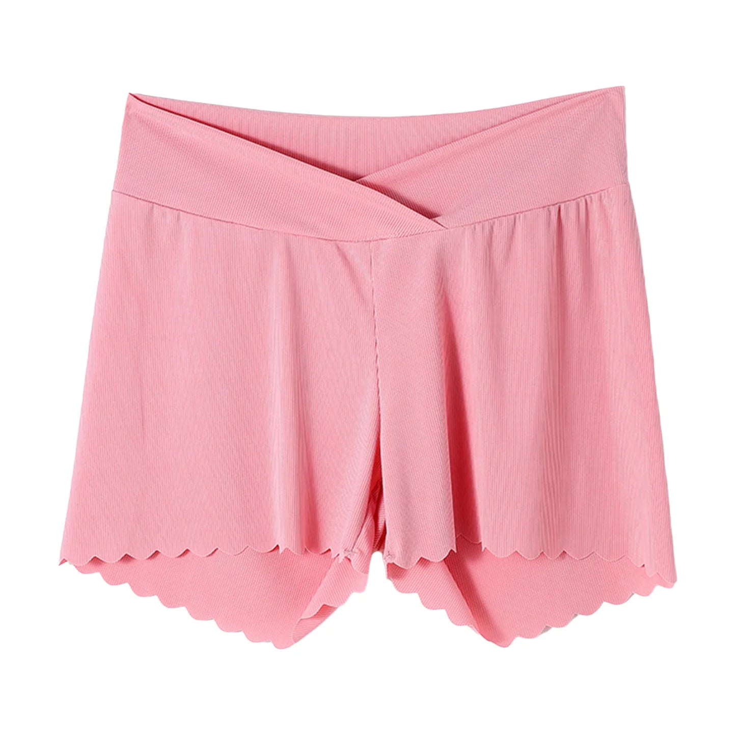 Maternity Summer Thin Low Waist Shorts Dress Skirt Leggings Anti-emptied Safety Pants Pregnant Women Solid Color Underwear