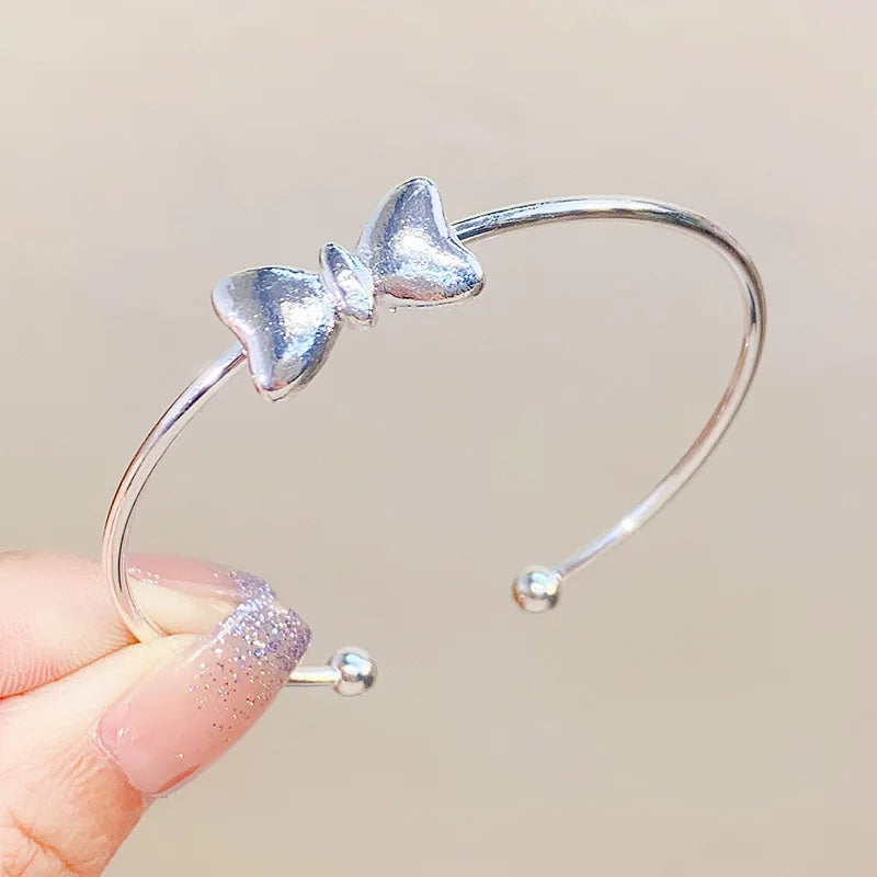 Luxury Sliver Bangles for Women Mobius Twisted Bangles Simple Bangle Wedding Party Jewelry Accessories Браслеты На Руку Женские