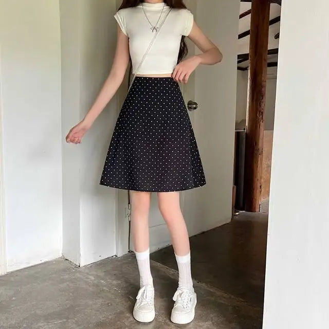 Skirts For Women High Waist Midi Woman Skirt Red Chic And Elegant Summer 2025 Streetwear Trend Stylish Modest Y2k Vintage Luxury