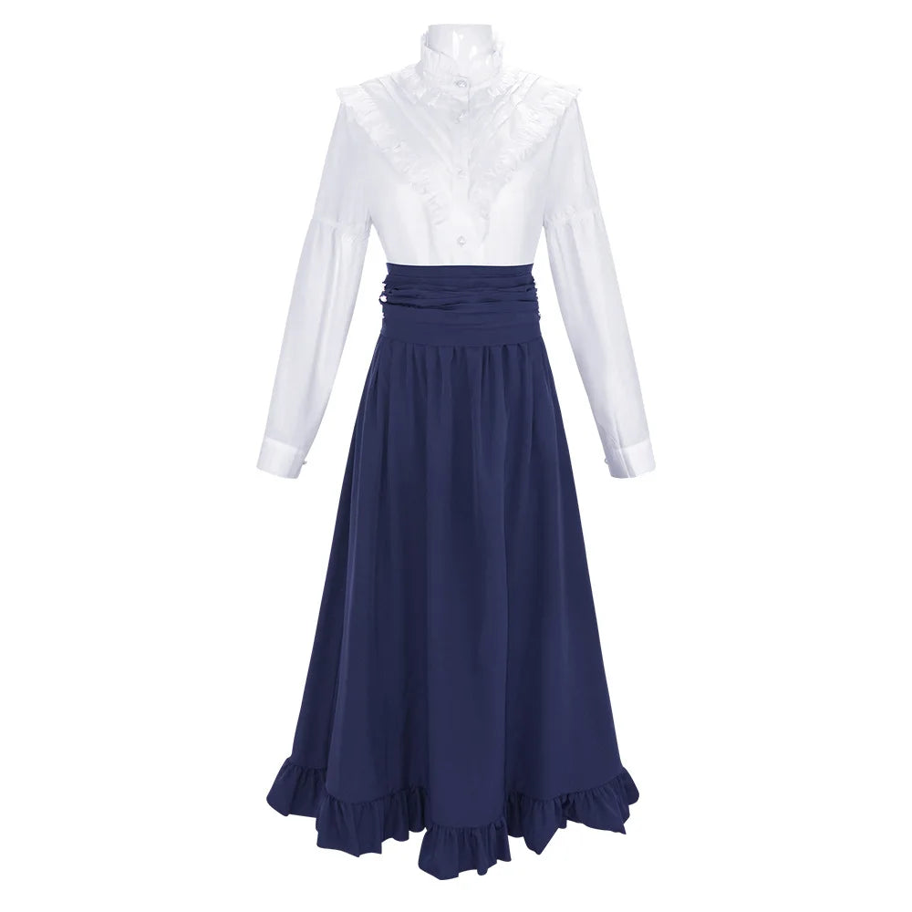 19th century Victorian women's dress classic two-piece Renaissance dress