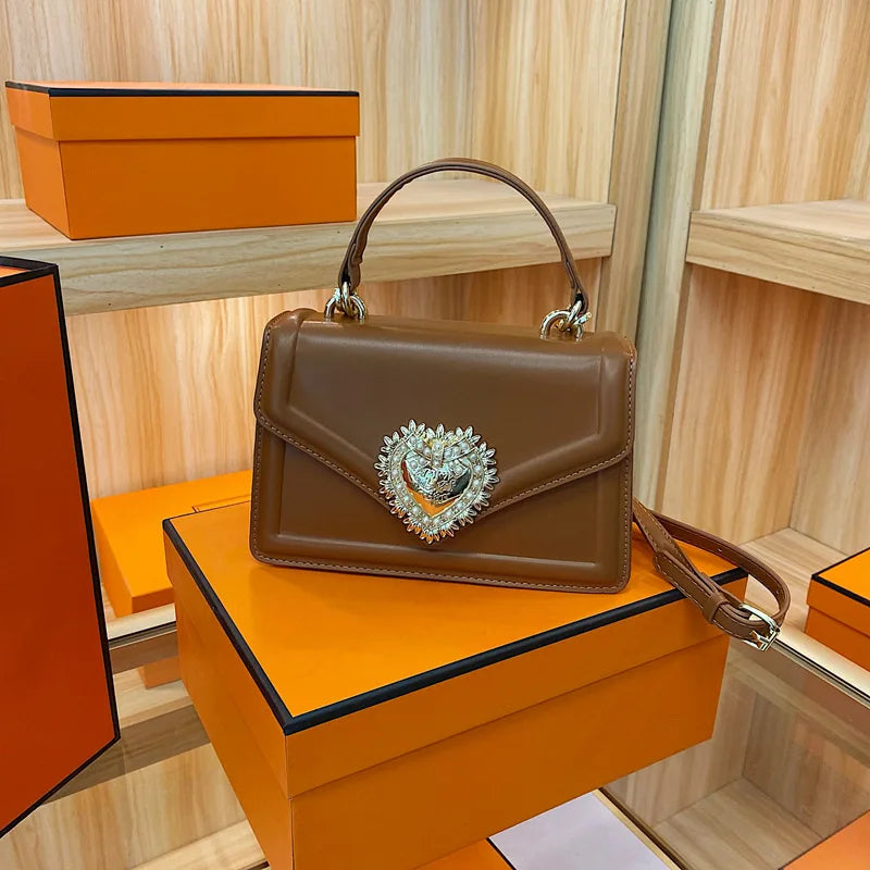 Handbags Women Flap Bag New Simple Small Square Bag Luxury Designer Crossbody Bag Women Shoulder Bag Portable Top-handle Bags