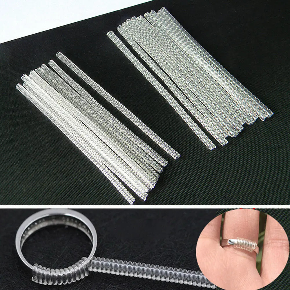Ring Adjustable Spring Rope Resin Elastic Fastener Suitable All Rings Adjustable Tool Cuttable Invisible Seamless Spring Ropes
