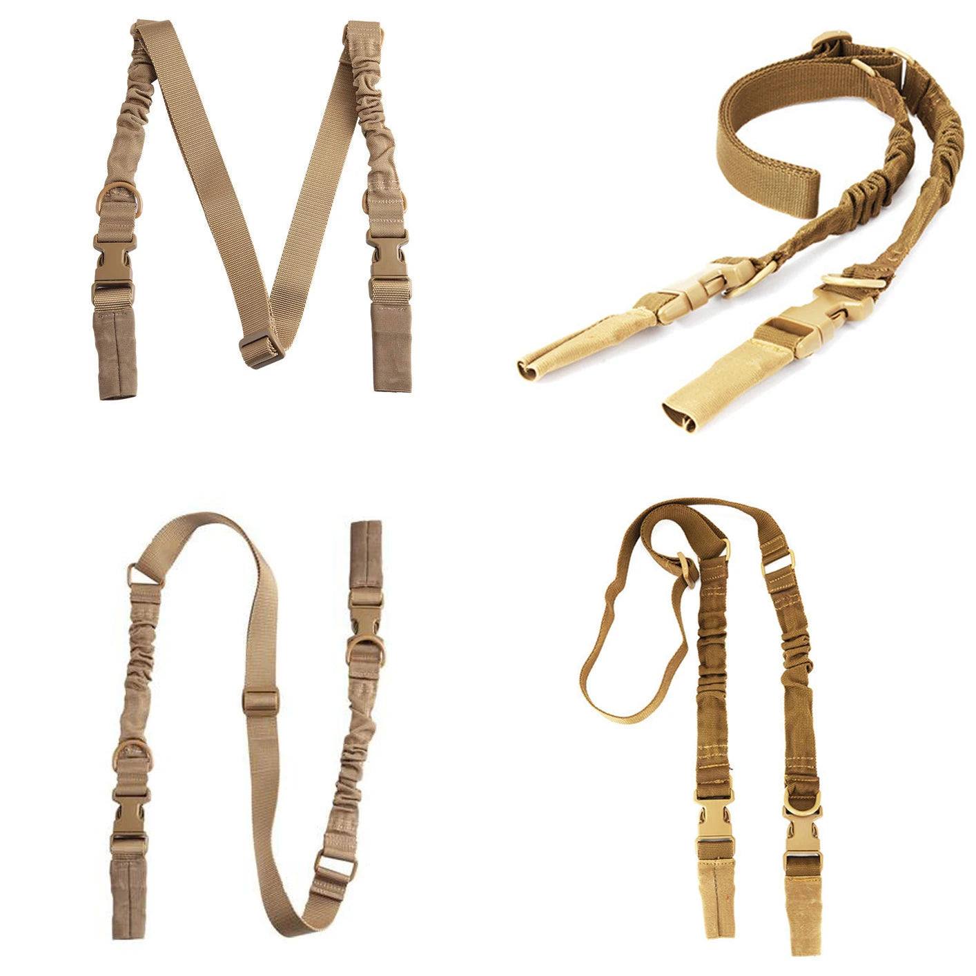 Belt Gear Single Point  Sling Shoulder Strap Rope Belt with Metal Buckle Accessories