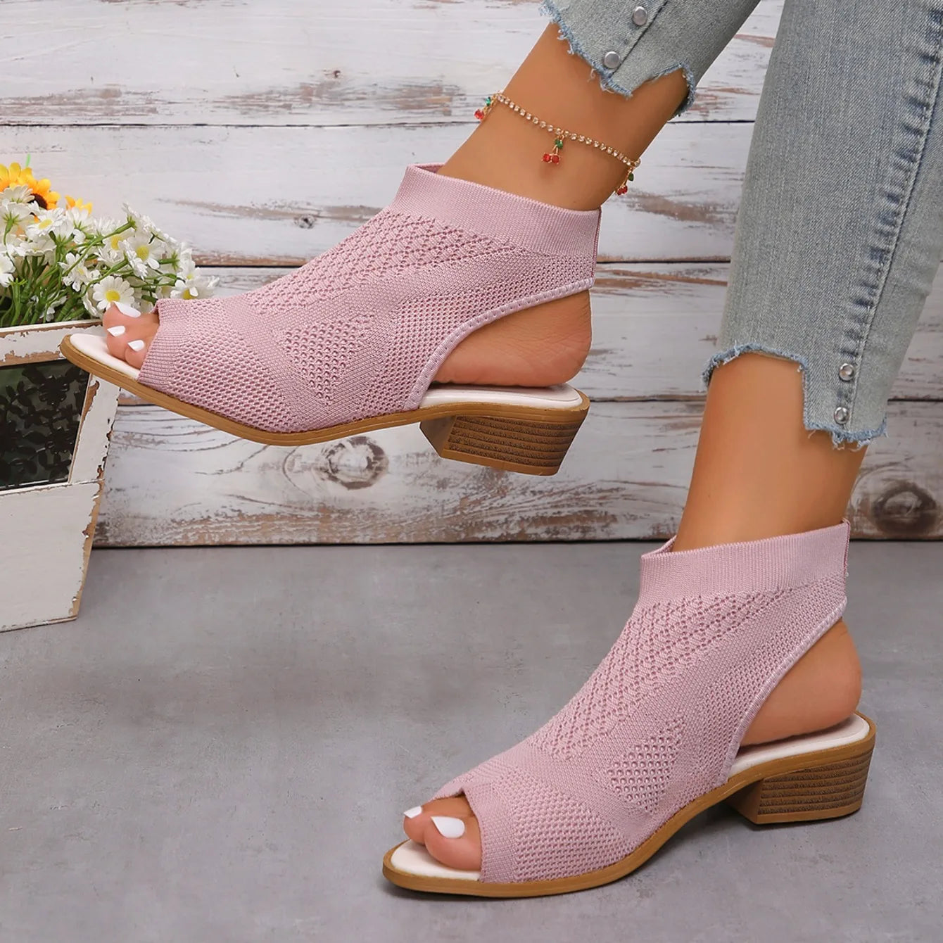 Women Sandals 2024 New Summer Fashion Casual Comfortable Sandals Open Toe Lightweight Outdoor Sandals Women Shoes for Women