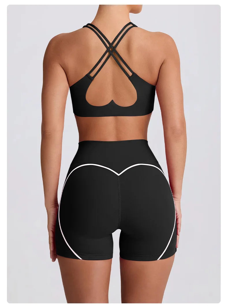 Top Women Bra Sexy Top Woman Cross Strap Breathable Underwear Women Fitness Yoga Sports Bra For Women Gym Push Up Workout Bra