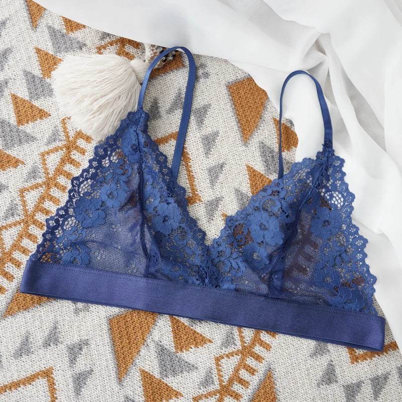 Sexy Bra For Woman Lace Thin Underwear Female Unlined Transparent Bras For Women Lace Sexy Lingerie Bralette