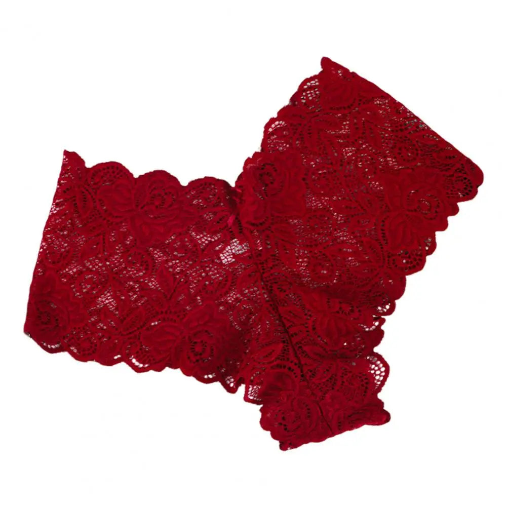 Women's Panties Floral Lace Low Waist Briefs Stretchy Sexy Breathable Underpants For Girls Daily Wear And Sleep 여성 속옷