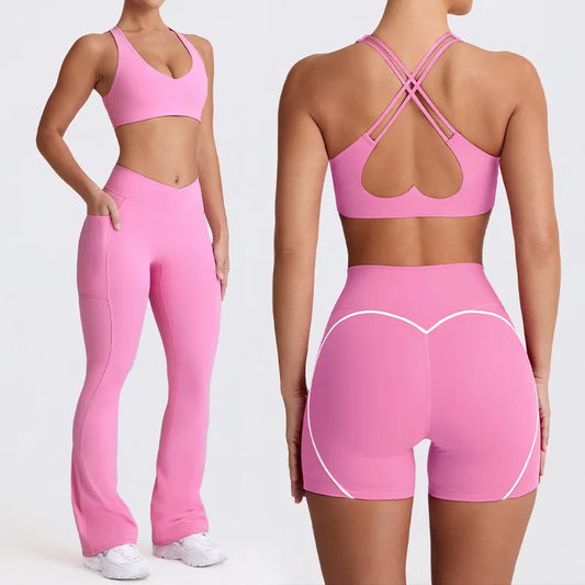 Top Women Bra Sexy Top Woman Cross Strap Breathable Underwear Women Fitness Yoga Sports Bra For Women Gym Push Up Workout Bra