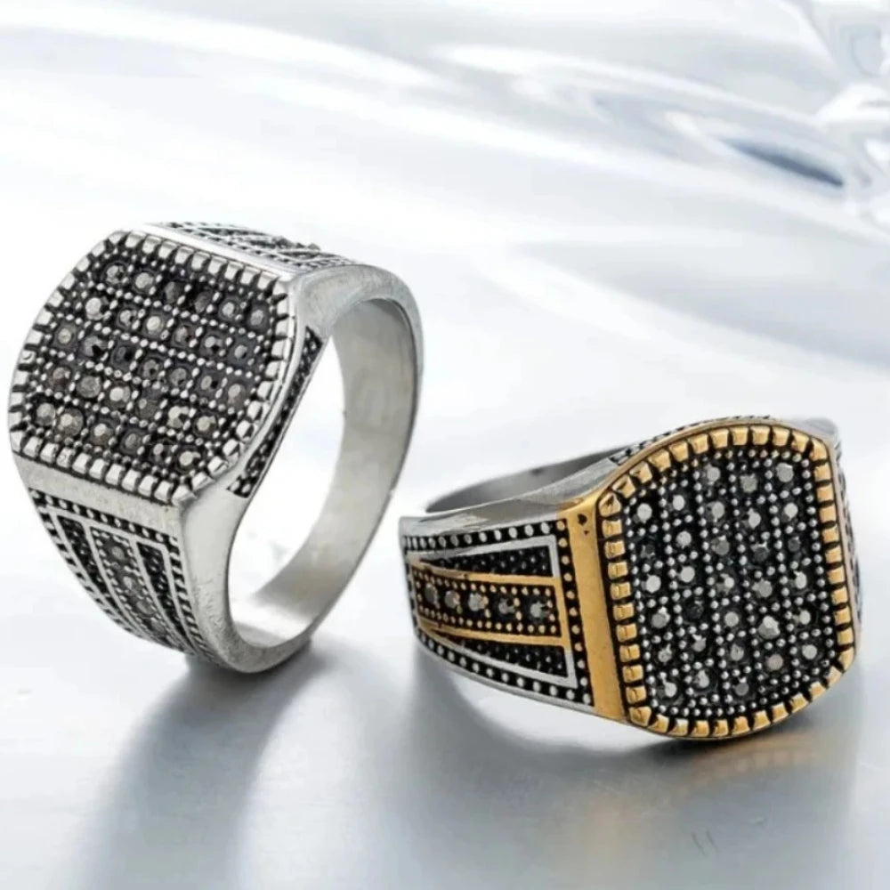 Retro Heren Ring Persian Iran Fawahar Farawal Faruhar Zoroastrian Rings Wedding Ring Jewelry Gifts