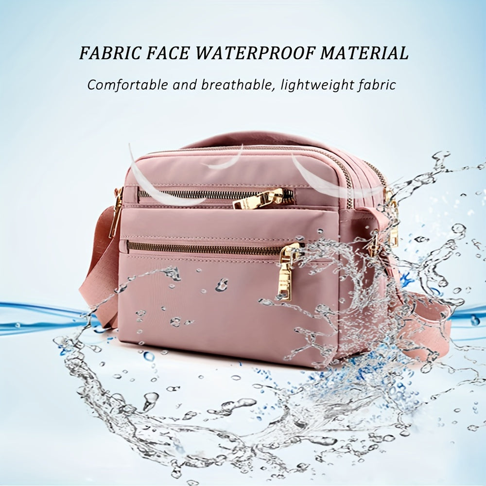 Women's Crossbody Bag, Multi Pocket Messenger Bag Shoulder Bag Travel Bag Handbags for Men&Women for Shopping Daily