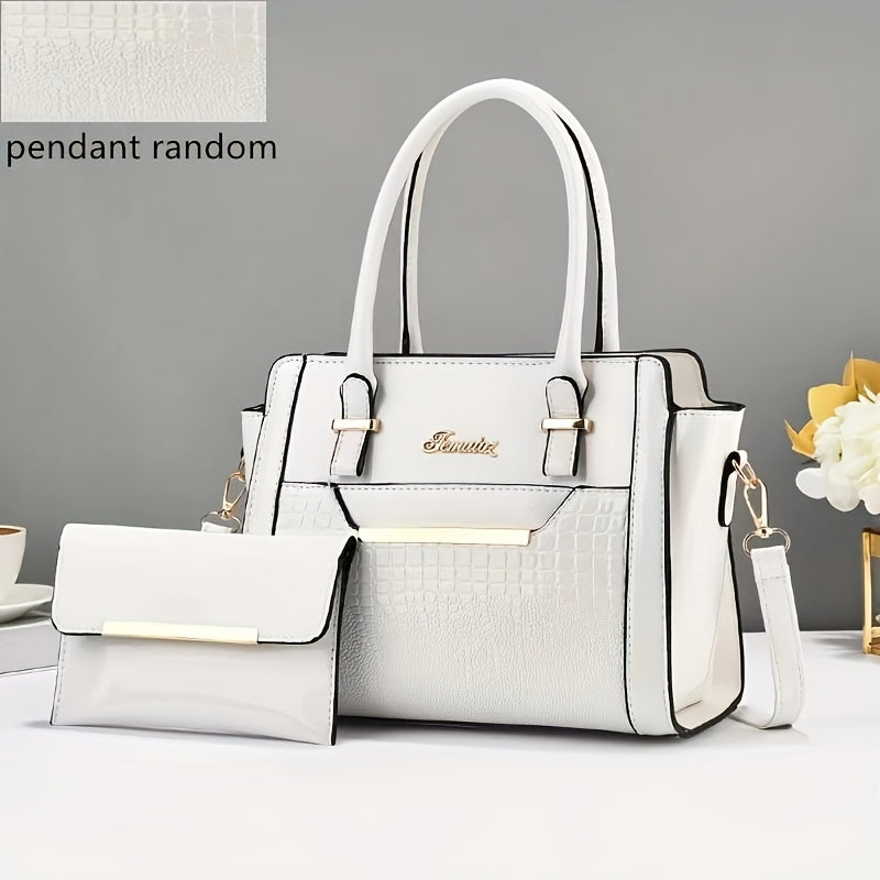 Women'S Large Capacity Handbag - Elegant Synthetic Purse with Zipper Closure, Spacious Tote for Work, Commute, Travel, Designer Bags for Women High Quality, Bags for Women Designer, Designer Handbags, Designer Bags for Women,