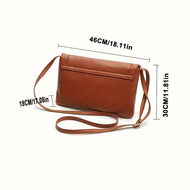 Women's Clutch Handbags Small Crossbody Bag Lightweight Purses Vegan Leather Wristlet Clutch, Includes Adjustable Shoulder