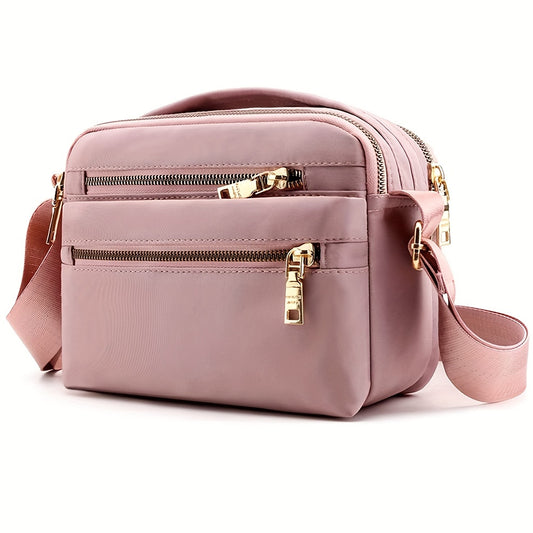 Women's Crossbody Bag, Multi Pocket Messenger Bag Shoulder Bag Travel Bag Handbags for Men&Women for Shopping Daily
