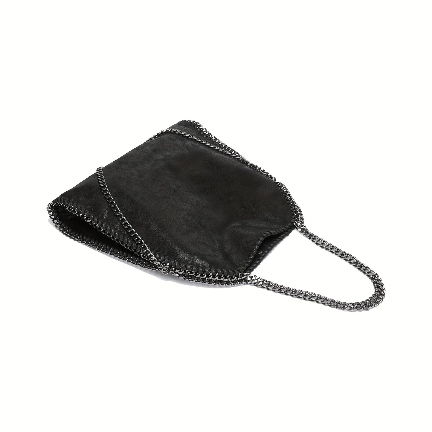 Womens Handbags Soft Fashion Designer Top-Handle Casual Pocket Ladies Tote Portable Chain Large Shoulder Crossbody Bags Black Birthday Present