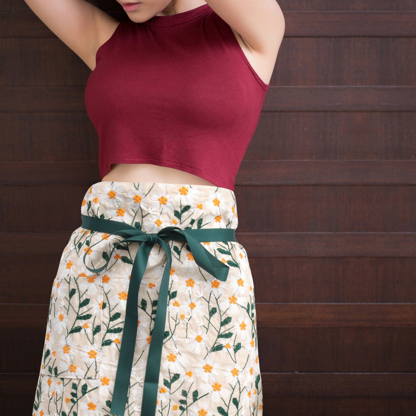 Apron Waist with Pockets Multifunctional for Kitchen Women Gift Cooking Chef Cute Essentials Half