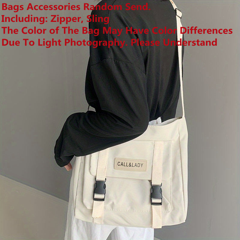 Nylon Handbags Shoulder Bag Large Capacity Crossbody Bags for s Men Harajuku Messenger Bag Student Bags, Suitable for Women