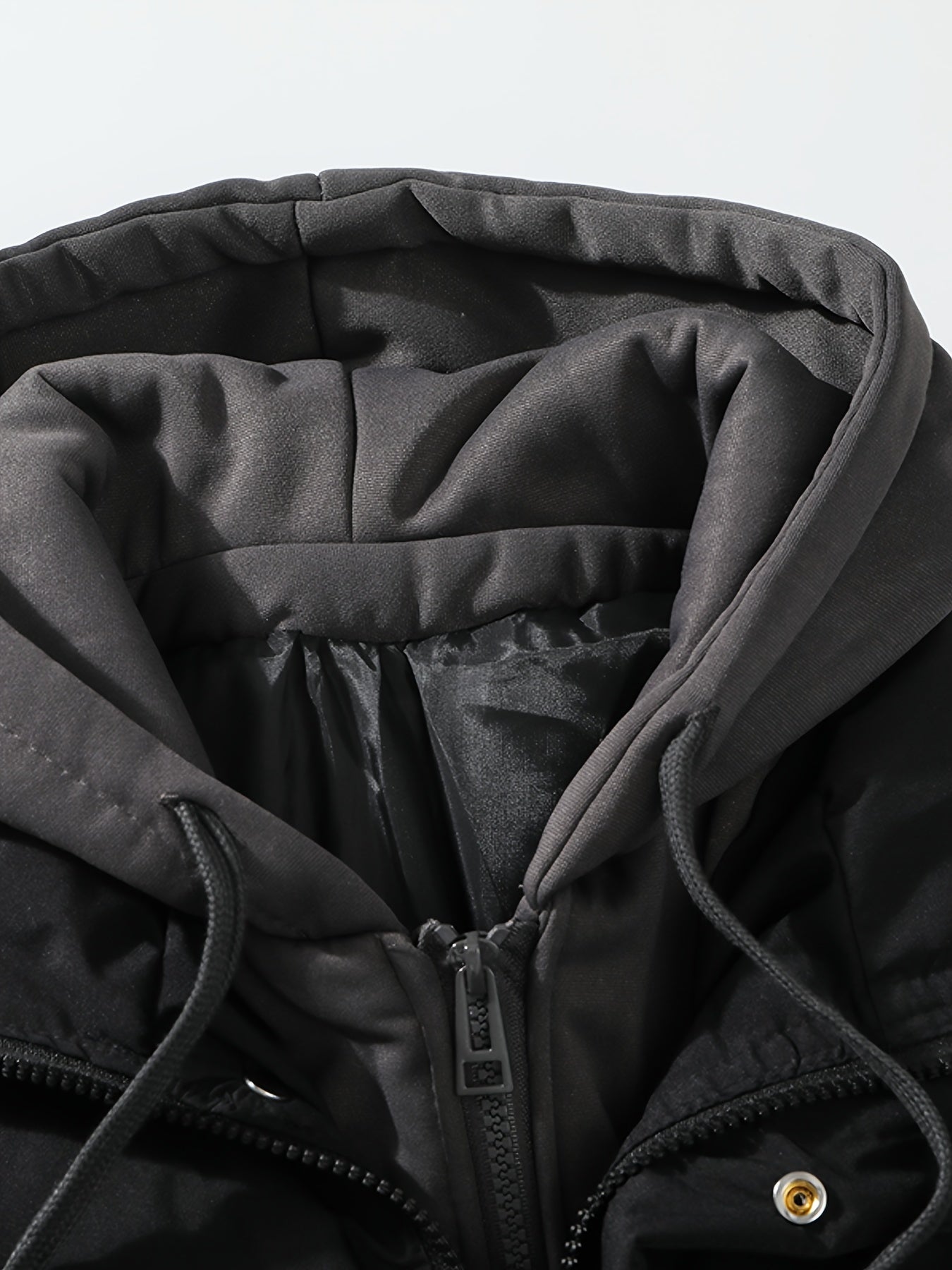 Men's Fashionable Hooded Winter Jacket - Insulated Warmth, Thick Padding, Versatile for Cold Weather