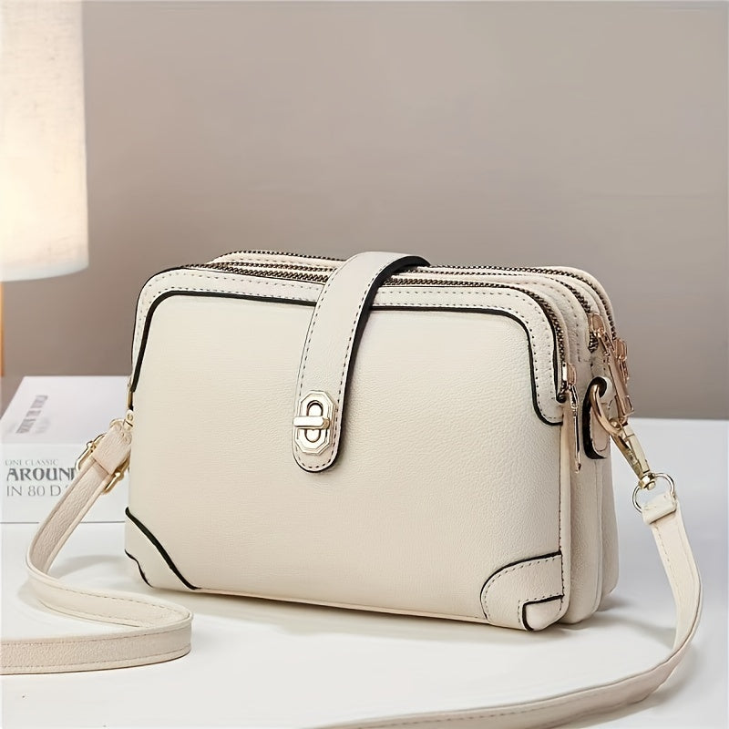 Small Multiple Pockets Crossbody Bags for Women Fashion Cell Phone Purse Ladies Shoulder Handbags