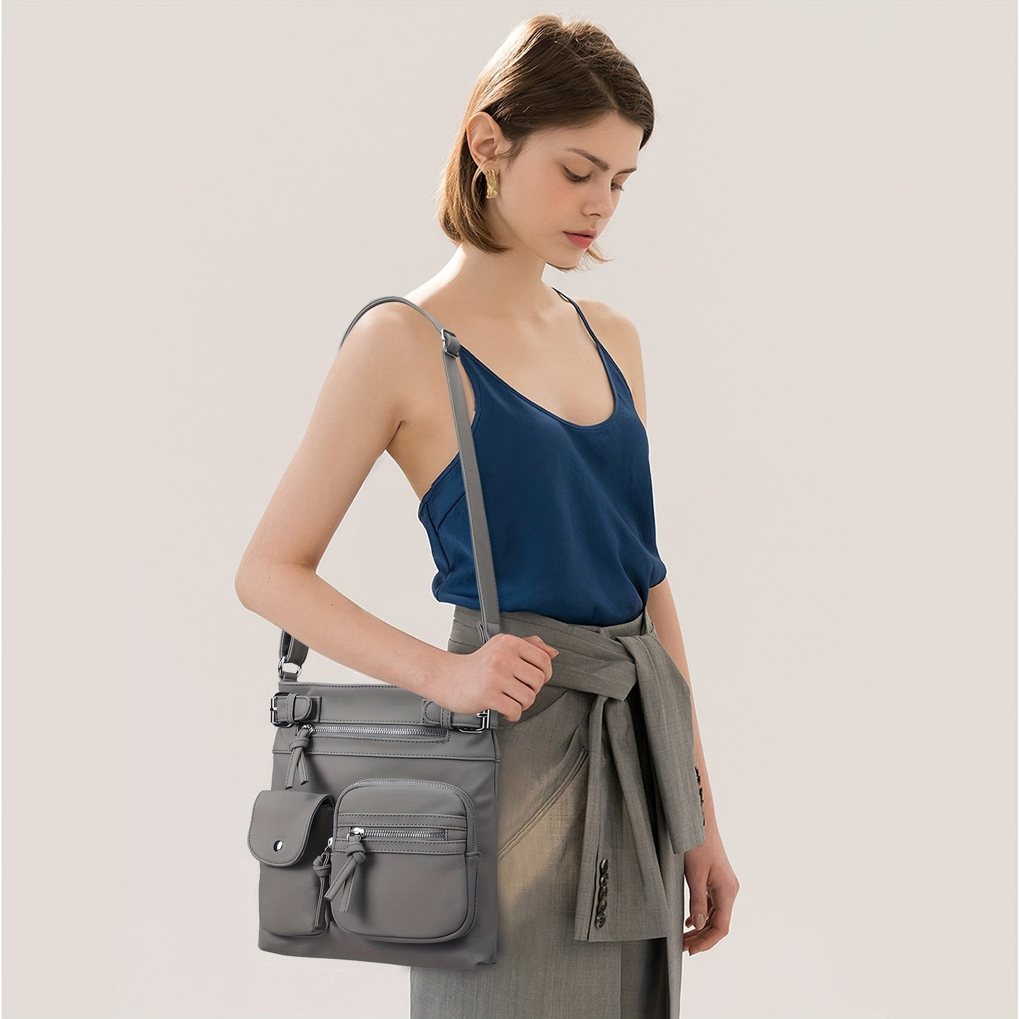 Purses For Women Small Crossbody Bags Shoulder Handbags Multi Pockets