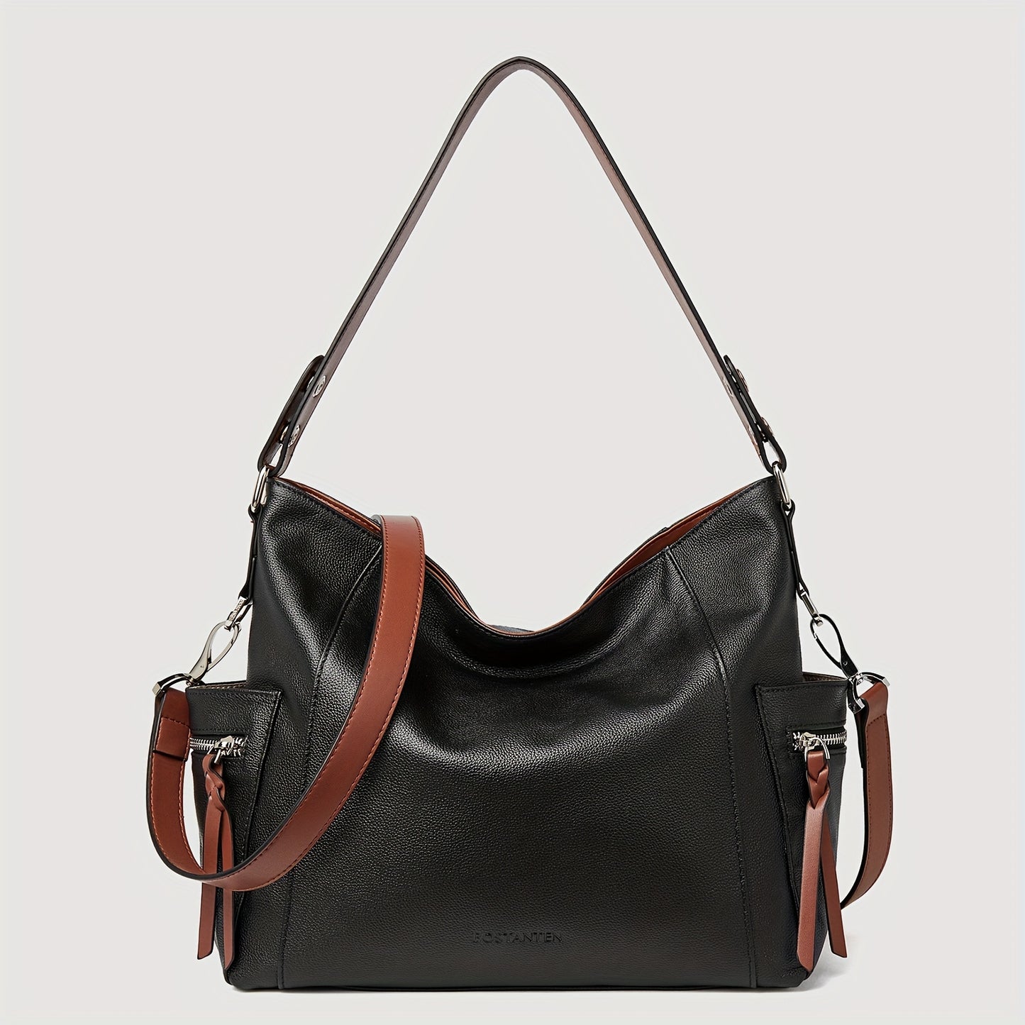 Genuine Leather Hobo Handbags Designer Shoulder Tote Purses Crossbody Large Bag For Women