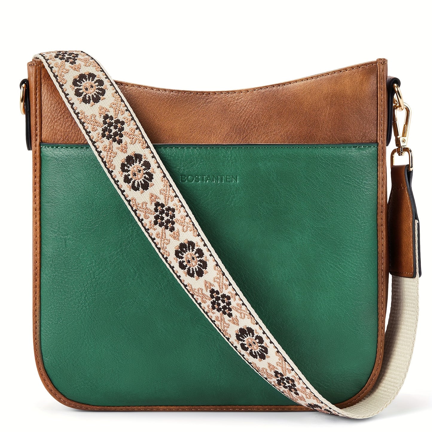 Crossbody Bags For Women, Trendy Vegan Leather Hobo Purses, Shoulder Handbags With Wide Shoulder Strap