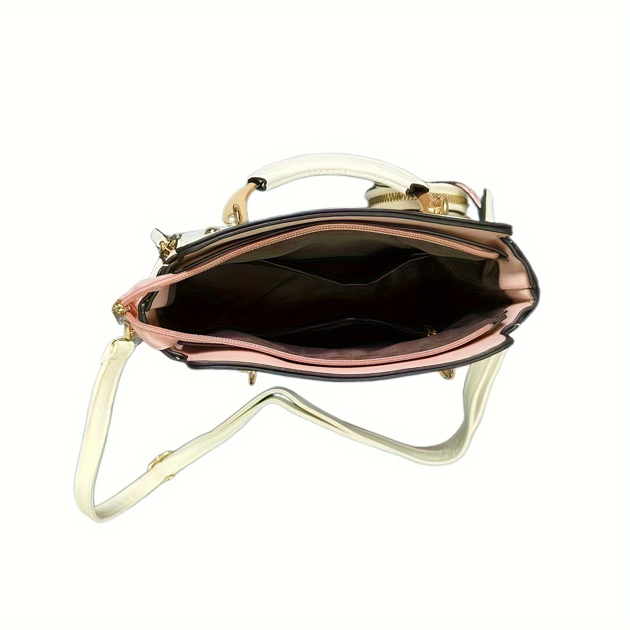 Sweet Cat Design Handbags, Fashion PU Crossbody Bag, Women's Top Handle Satchel Bag With Coin Purse