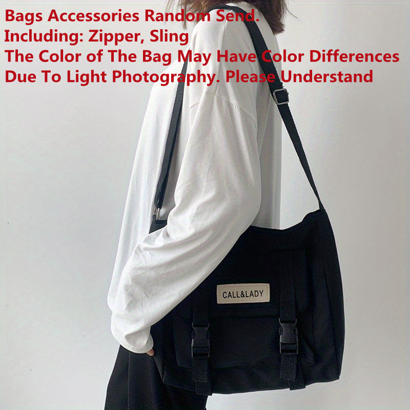 Nylon Handbags Shoulder Bag Large Capacity Crossbody Bags for s Men Harajuku Messenger Bag Student Bags, Suitable for Women