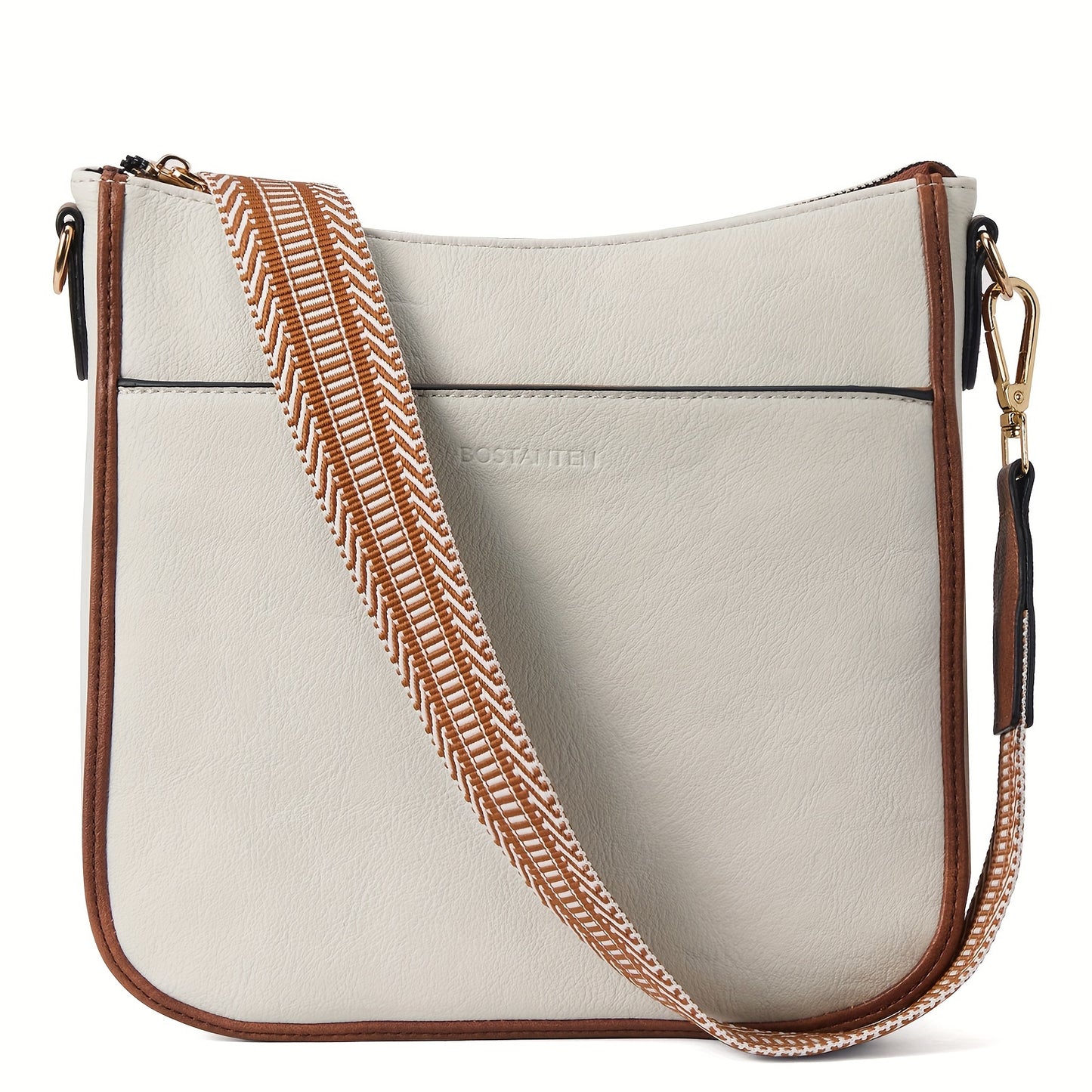 Crossbody Bags For Women, Trendy Vegan Leather Hobo Purses, Shoulder Handbags With Wide Shoulder Strap