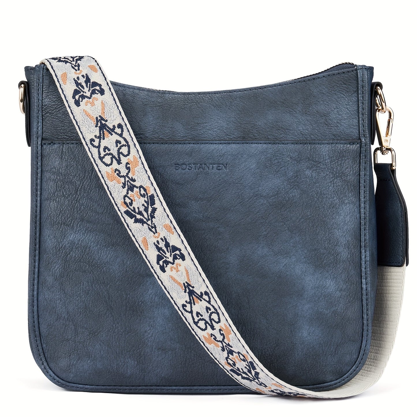 Crossbody Bags For Women, Trendy Vegan Leather Hobo Purses, Shoulder Handbags With Wide Shoulder Strap